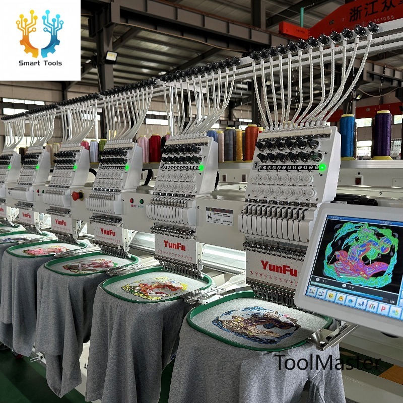 Embroidery Needle - [2026] YUNFU Szybka 6-głowicowa maszyna do