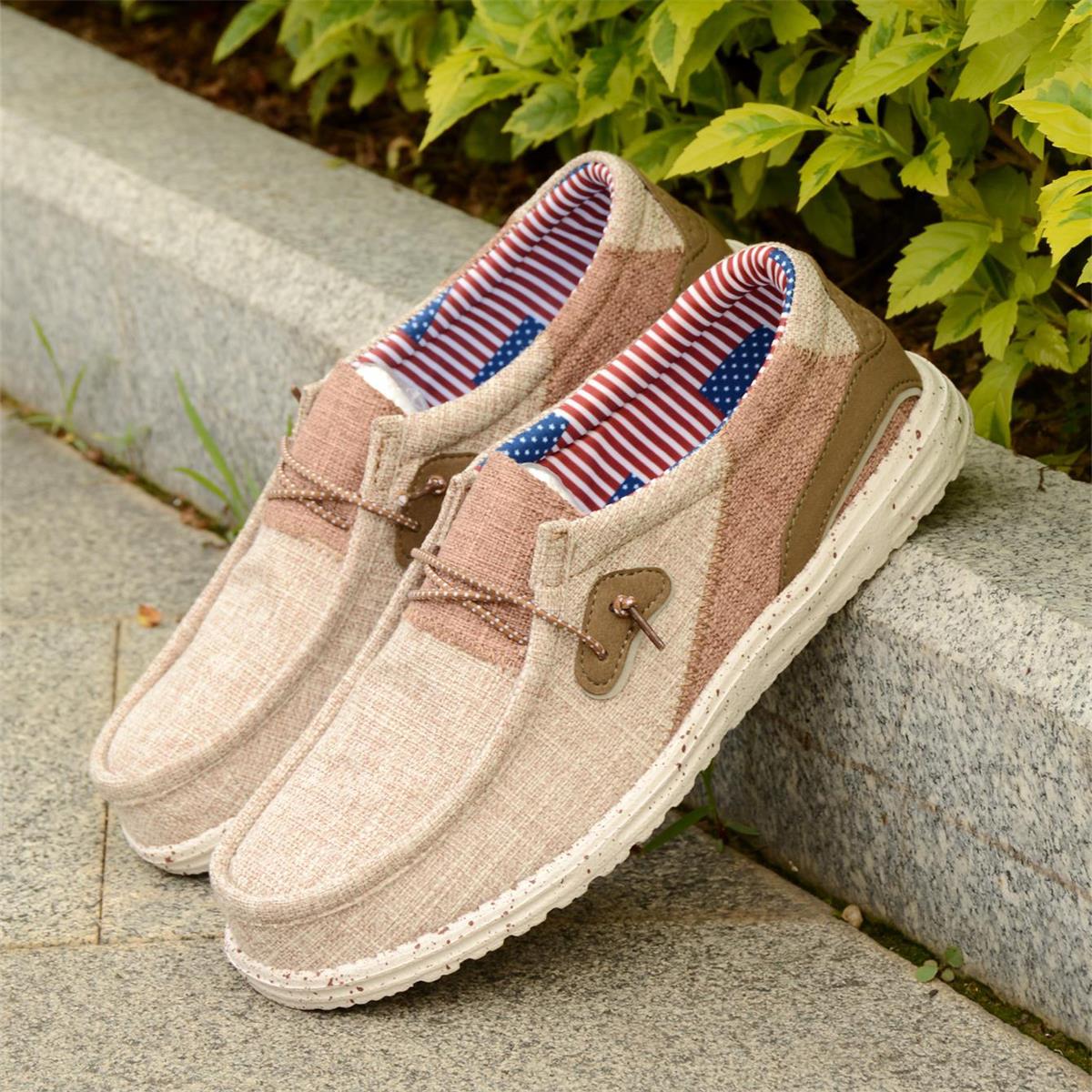 Embroidery Garments - Unisexowe, wszechsezonowe, lekkie wsuwane buty outdoorowe