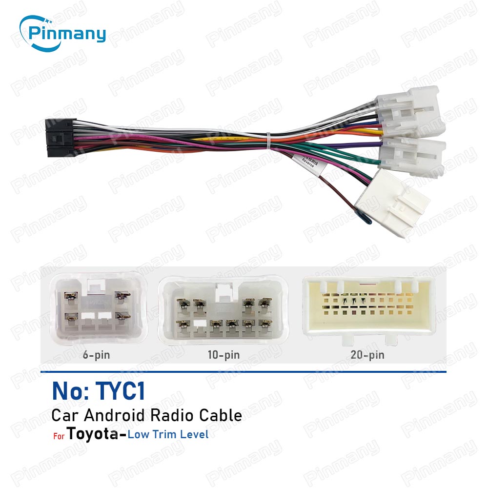 Embroidery Alpha - Kabel zasilający radia samochodowego, złącze TYC3
