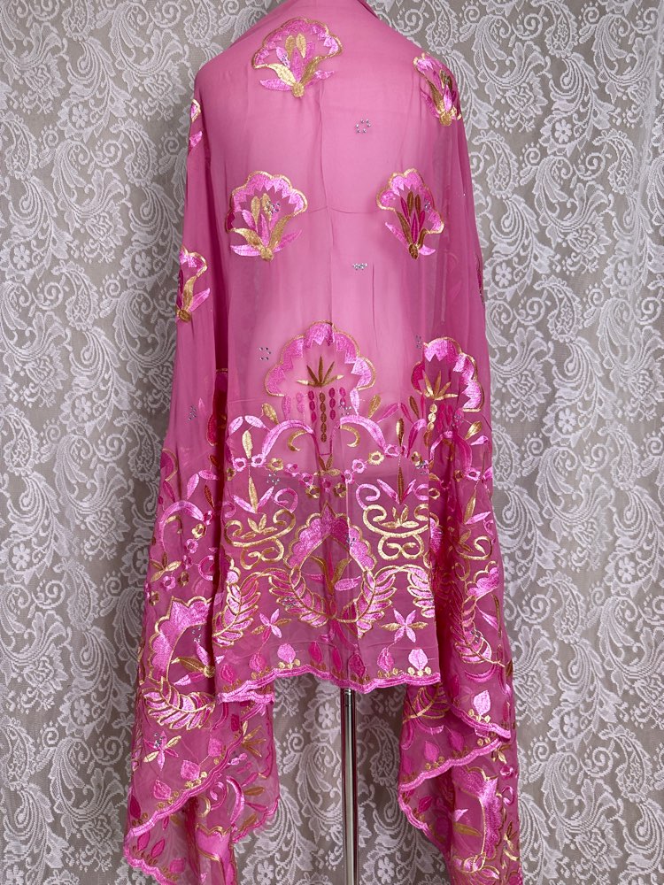 Embroidery Pashmina - Hurtownia afrykańskich muzułmańskich hidżabów, szalików 2mx1m,