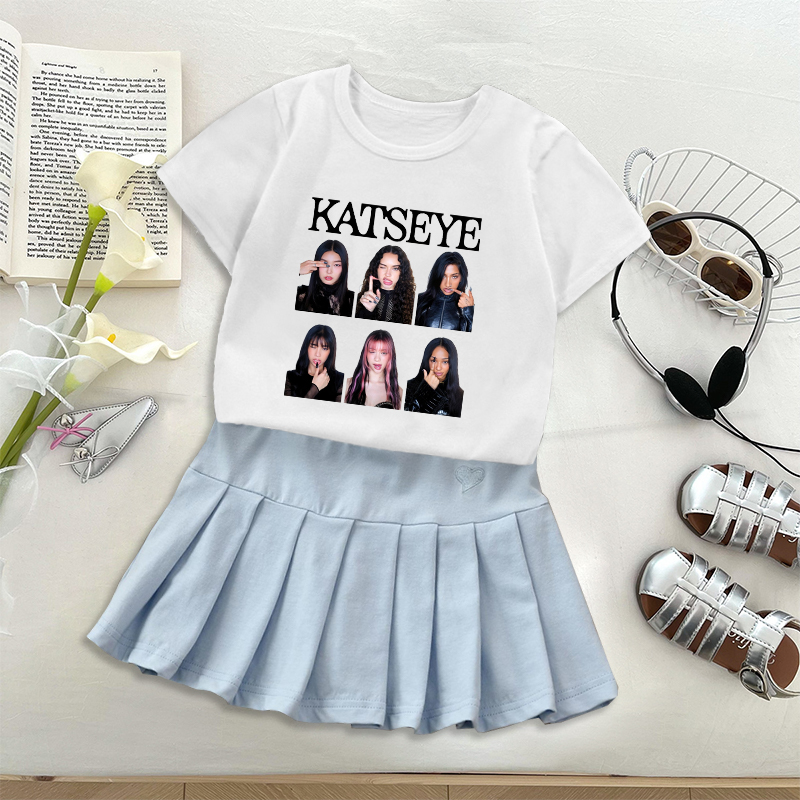 Modny zestaw: koszulka K POP K – Embroidery Skirt recenzja i cena