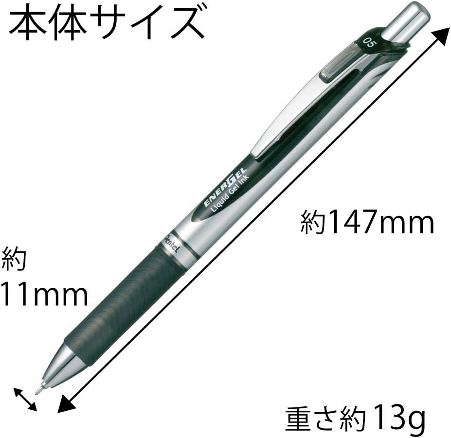 3 SZT. Japońskie długopisy żel – Pentel Pen Energel recenzja i cena