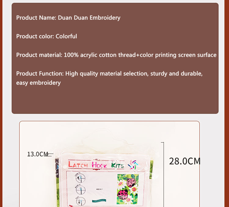 Zestaw do haftu na rzep z moty – Printed Embroidery Kit recenzja i cena