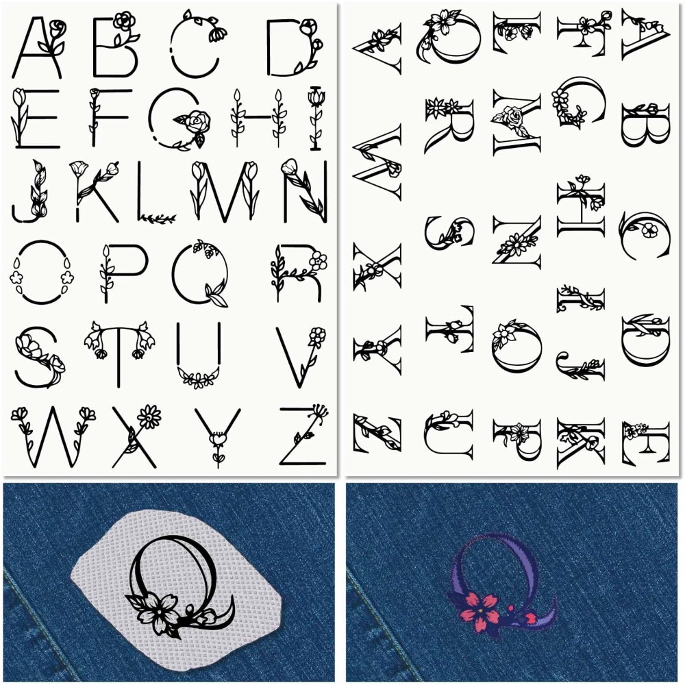 Litera A-Z rozpuszczalne w wod – Printed Embroidery Kit recenzja i cena