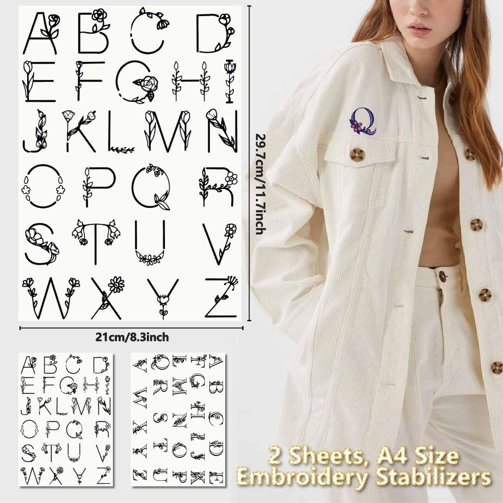 Litera A-Z rozpuszczalne w wod – Printed Embroidery Kit recenzja i cena