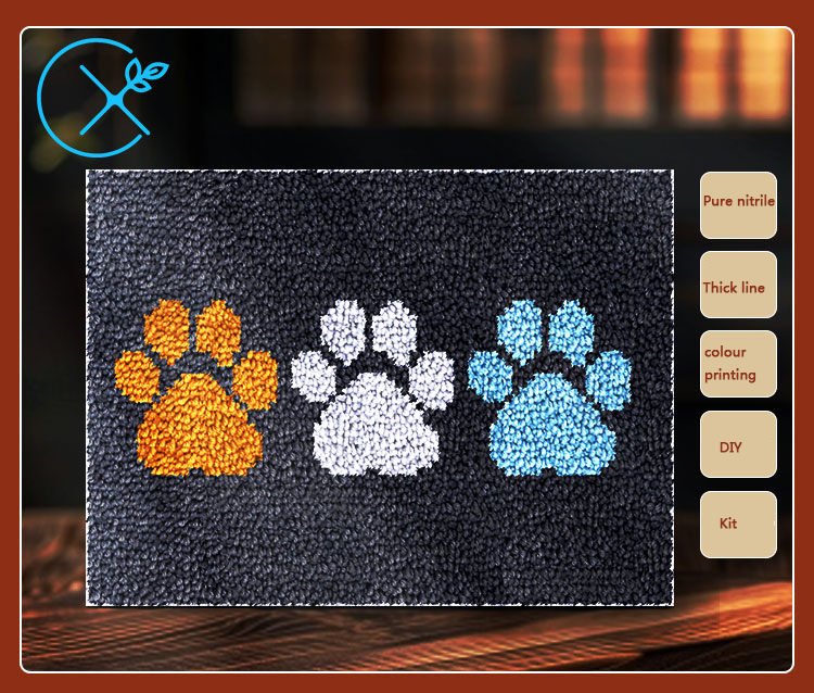 Zestaw do haftu na rzep Czarny – Printed Embroidery Kit recenzja i cena