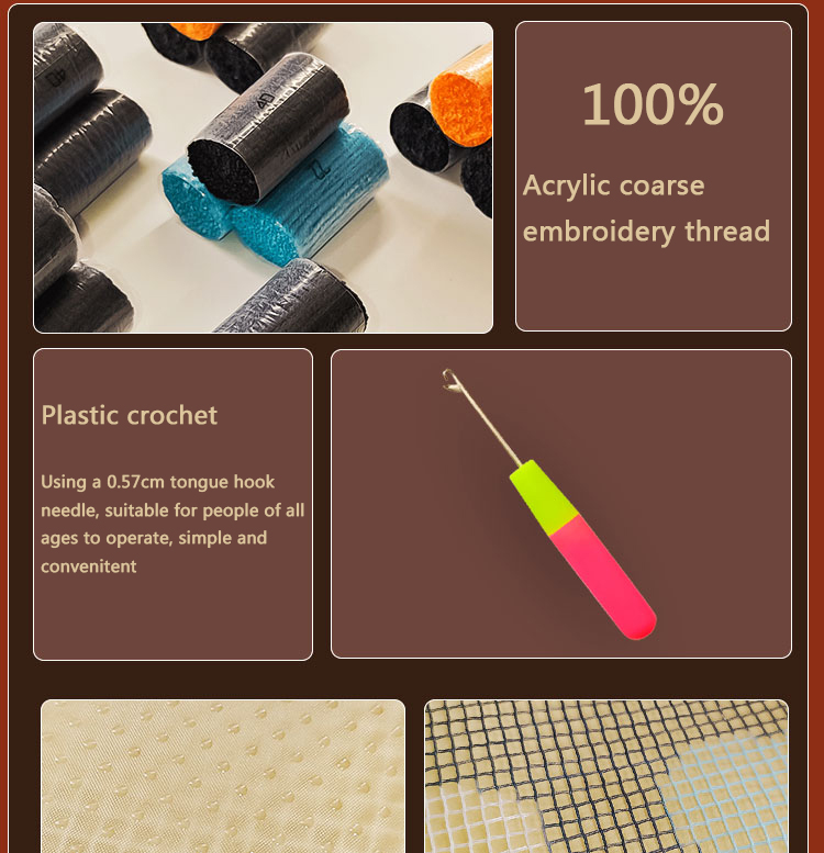 Zestaw do haftu na rzep Czarny – Printed Embroidery Kit recenzja i cena