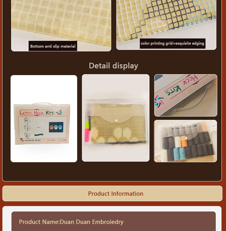 Zestaw do haftu na rzep Czarny – Printed Embroidery Kit recenzja i cena