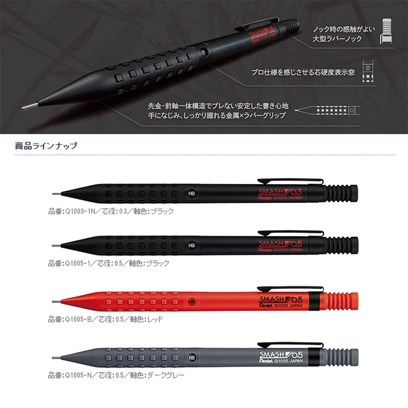 Pentel Smash Q1005 Art Drawing – Pentel Pen Energel recenzja i cena
