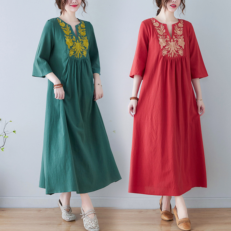 Nowa Sukienka w Etnicznym Styl – Embroidery Skirt recenzja i cena