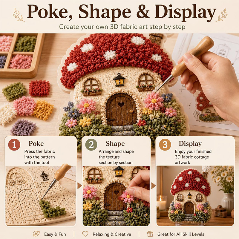 Zestaw DIY do tworzenia trójwy – Embroidery Needle recenzja i cena