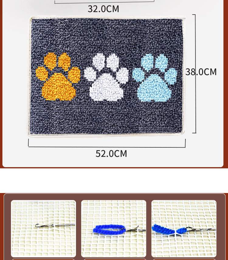 Zestawy haków do haftu na płót – Printed Embroidery Kit recenzja i cena