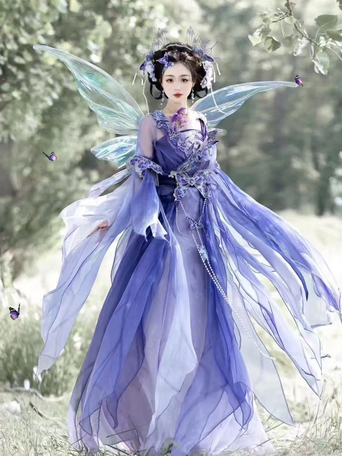 Oryginalny chiński fioletowy H – Embroidery Skirt recenzja i cena