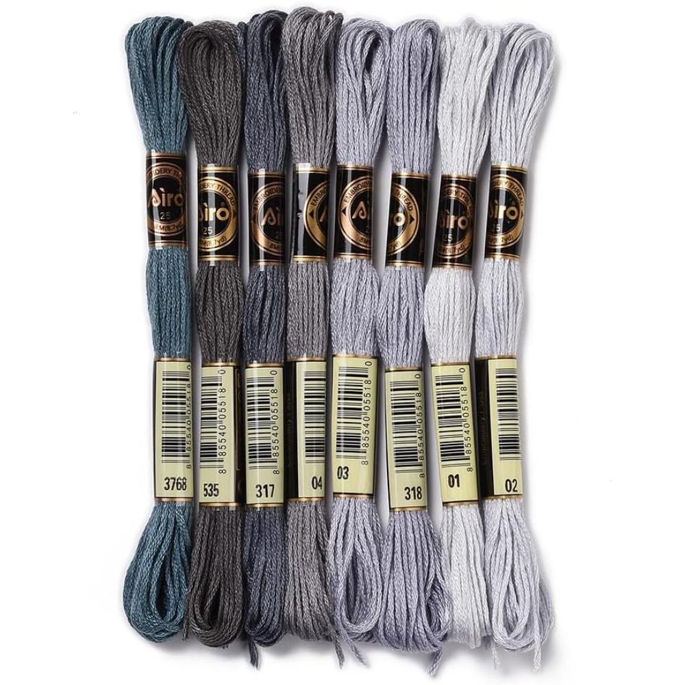 8 wężyków 70 jardów Szare bran – Embroidery Gradient recenzja i cena