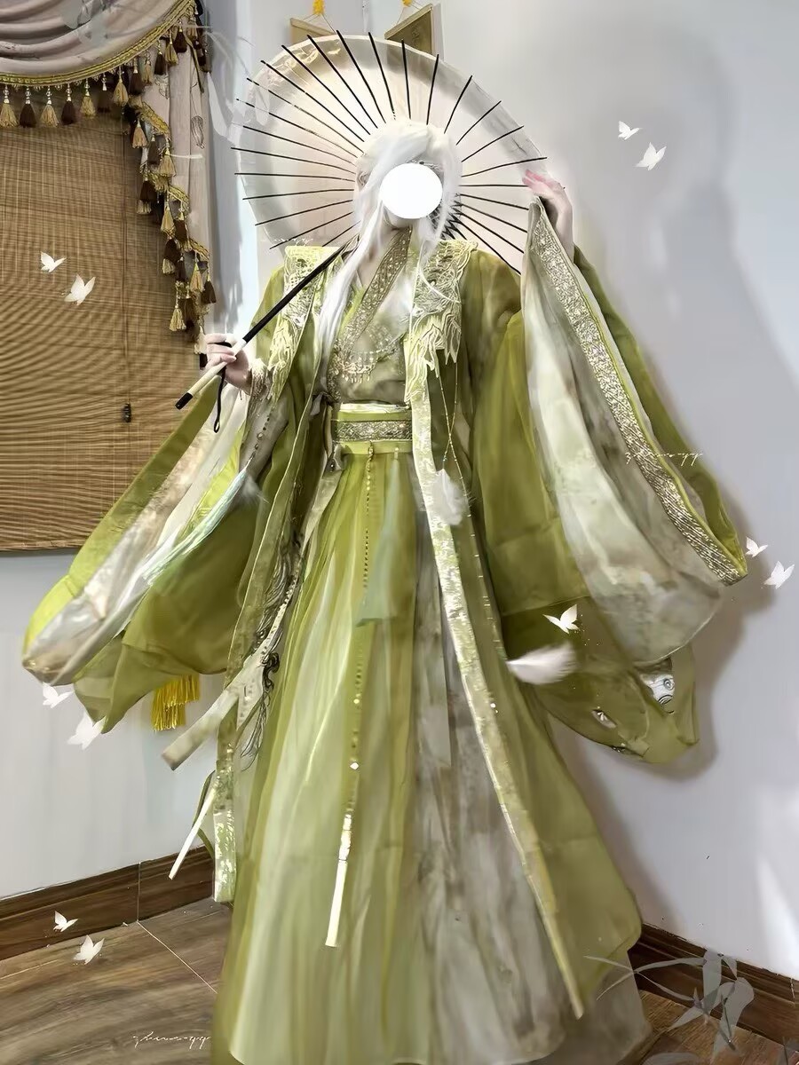Strój Wuxia Szermierz Hanfu Mę – Embroidery Gradient recenzja i cena