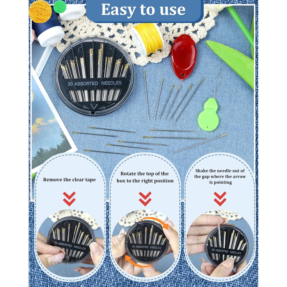 Zestaw 30 stalowych igieł do s – Embroidery Needle recenzja i cena