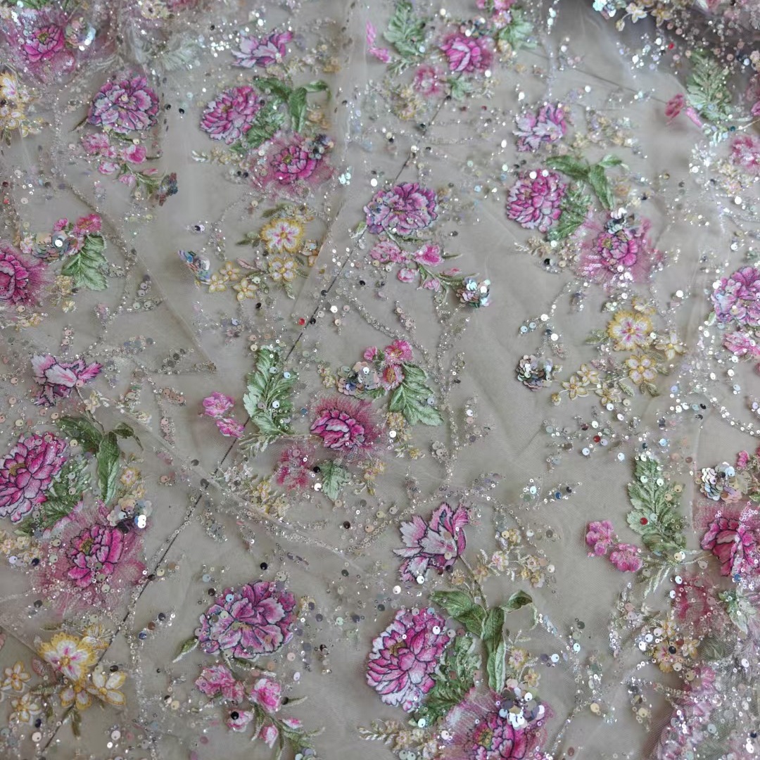 Luksusowa koronka z koralikami – Embroidery Gradient recenzja i cena