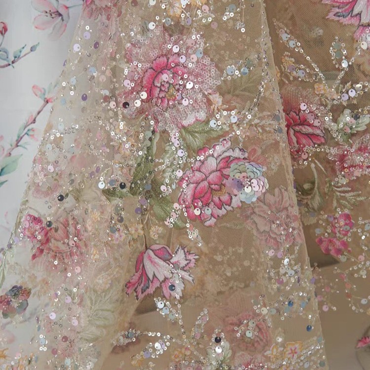 Luksusowa koronka z koralikami – Embroidery Gradient recenzja i cena