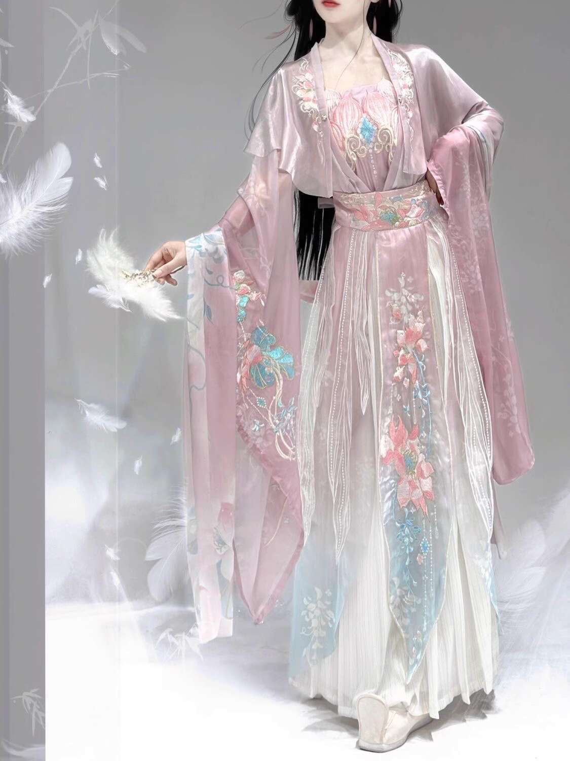 Nowy Hanfu Wei Jinfeng Ciężki  – Embroidery Skirt recenzja i cena