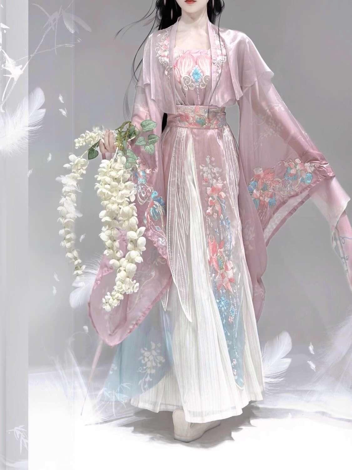 Nowy Hanfu Wei Jinfeng Ciężki  – Embroidery Skirt recenzja i cena