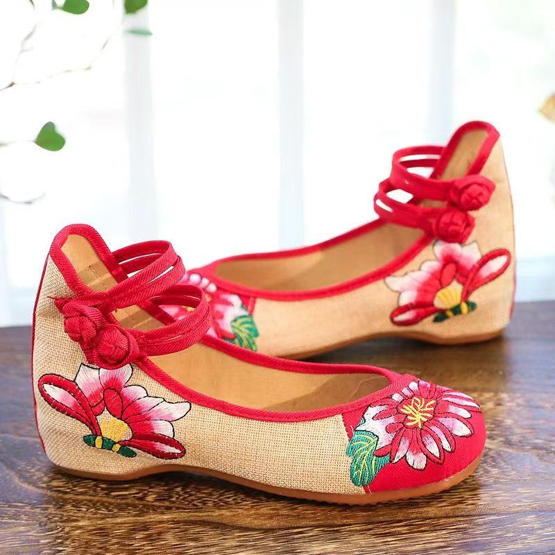 Damskie koturny, haftowane but – Embroidery Skirt recenzja i cena